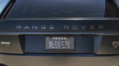 Make A Subtle Statement With These Carbon Fiber License Plate Frames