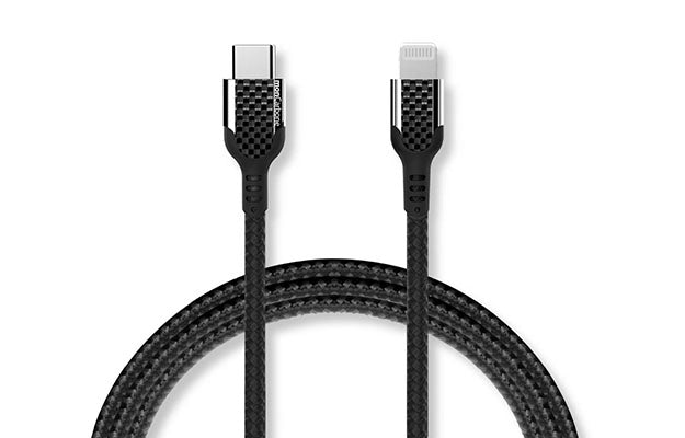 Carbon Fiber USB-C To Lightning Fast Charge Cable | 5 Must-Have Carbon Fiber Apple Accessories Made
