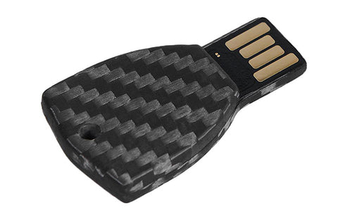 Carbon Touch 4GB USB Carbon Fiber Mini-Key | 8 Carbon Fiber Keychains For Every Style