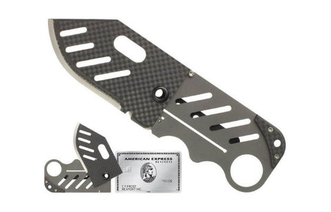 Creditor Carbon Fiber Credit Card Knife by John Kubasek