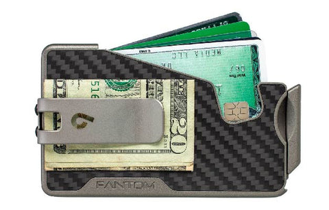 Fantom R Carbon Fiber Fan-Out Wallet with Titanium Money Clip | How The Money Clip Makes A Great Wallet Alternative | 