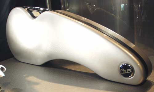 Gus G1 Ten silver carbon fiber guitar