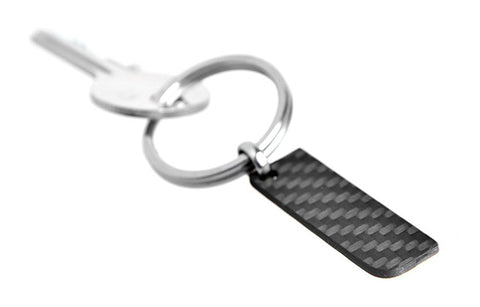 Solid Carbon Fiber Key Tag | 8 Carbon Fiber Keychains For Every Style