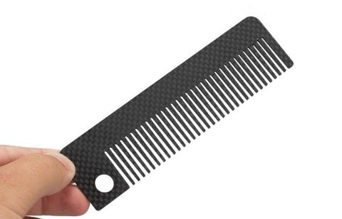 Ultralight 100% Carbon Fiber EDC Comb | Carbon Fiber Comb The Perfect Comb Doesn’t Ex-